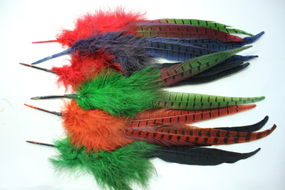 The Feather Gallery: Quill Stick-ups - VINTAGE FEATHERS